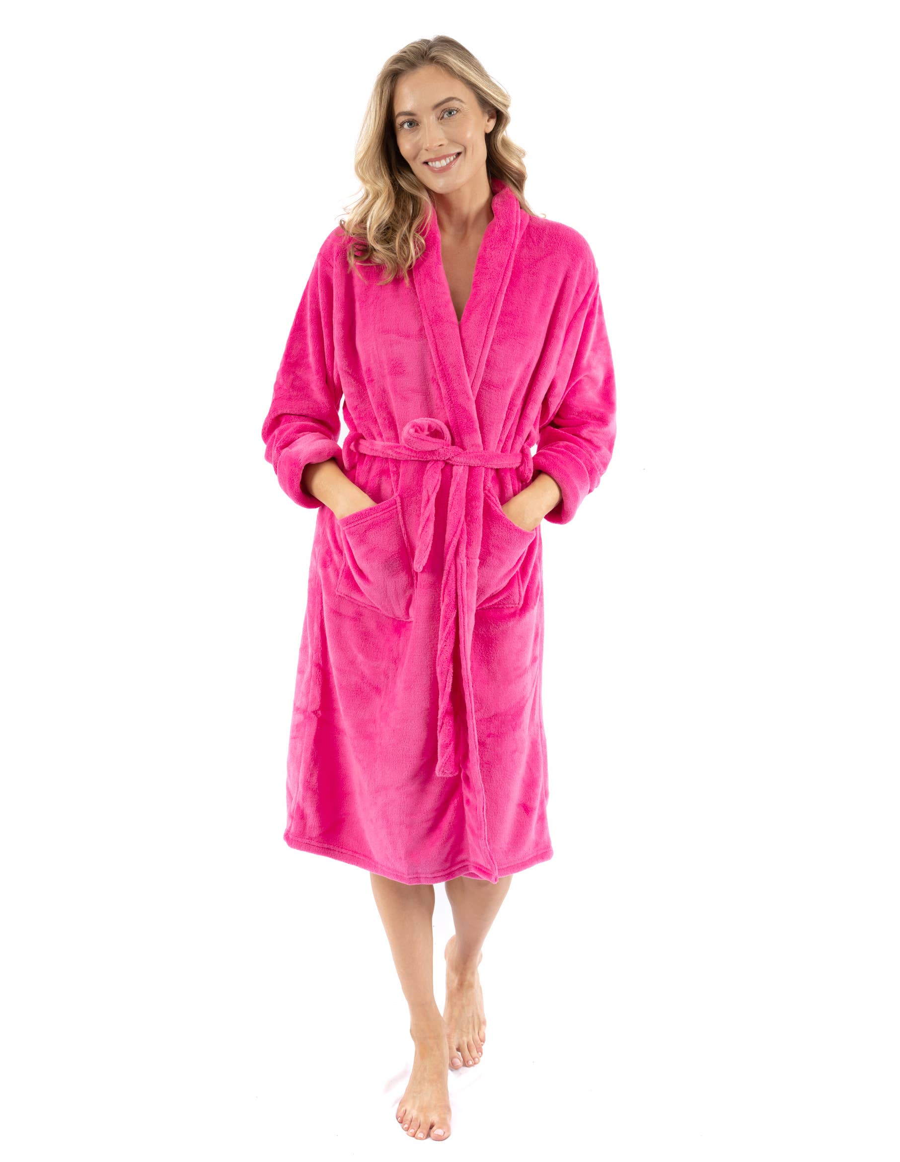 Leveret Pajamas - Wholesale Robe - Women's - Womens Fleece Robe8
