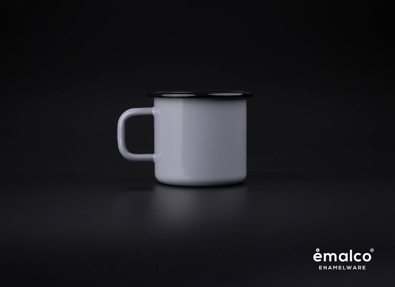 Emalco Enamelware - Wholesale Coffee Mug - 13.2 oz Custom Enamel Mug with Your 2 Designs - 96 pcs2