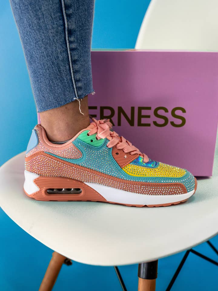 Bliss - Wholesale Lifestyle Sneakers - Women's - Remi Rhinestone Sneaker
