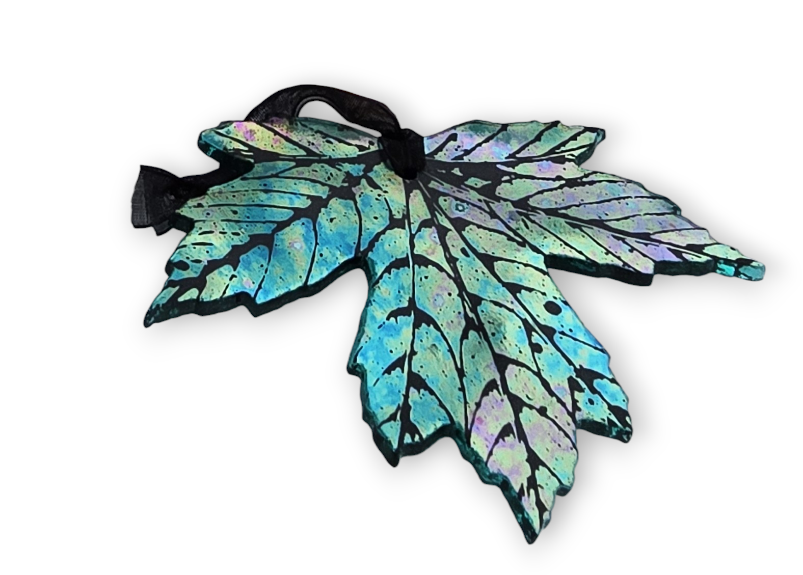 Laurel Grey Glassworks - Wholesale Ornament - Artisan Leaf Ornament Collection5