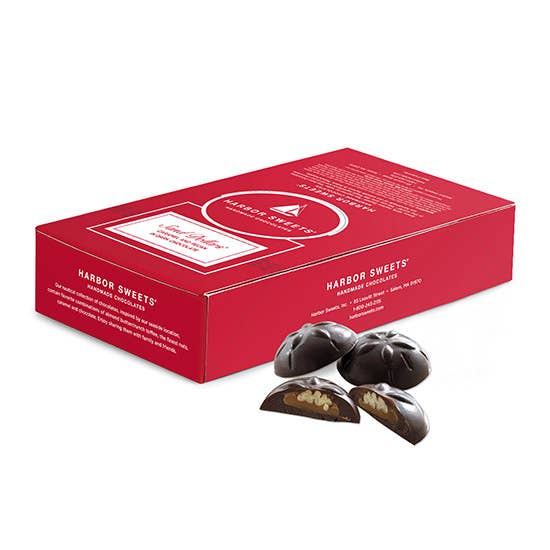 Harbor Sweets Chocolates - Wholesale Chocolate - Harbor Sweets Chocolate 45 Pcs Sand Dollars Bulk box foiled1