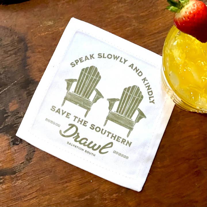 Die Serviette "Rettet den Southern Drawl"-Cocktail für den Großhandel von Salvation South