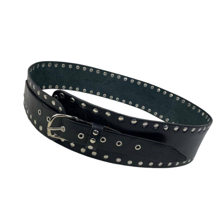 Chenson & Gorett – Cinto - Mulher por atacado – Cinto Artesanal Exclusivo em Pele com Tachas Laterais7