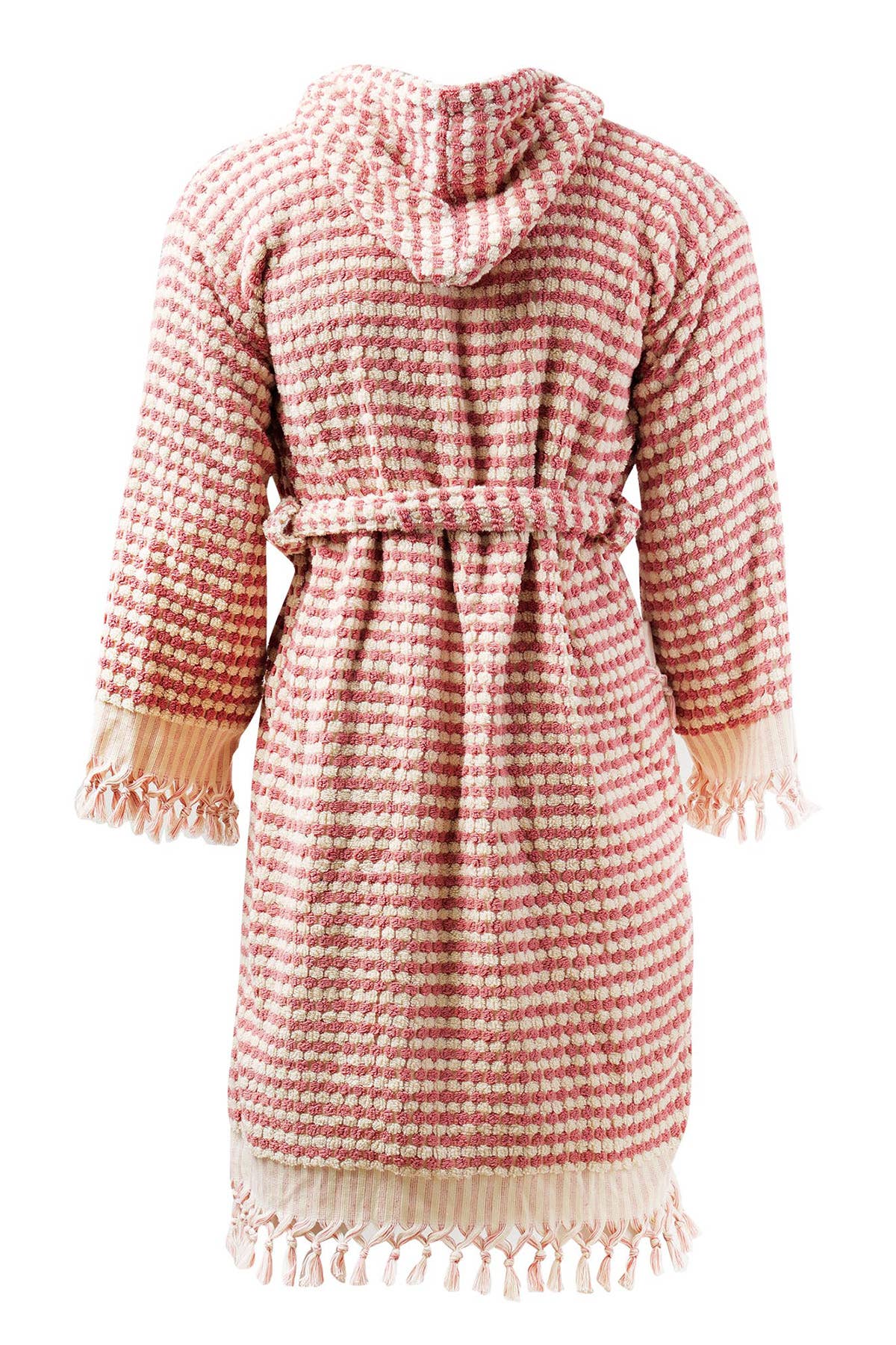 YURTLUS - Wholesale Robe - Women's - Unique 100% Cotton Pockets Bathrobe, Bubble Handwoven Robe12