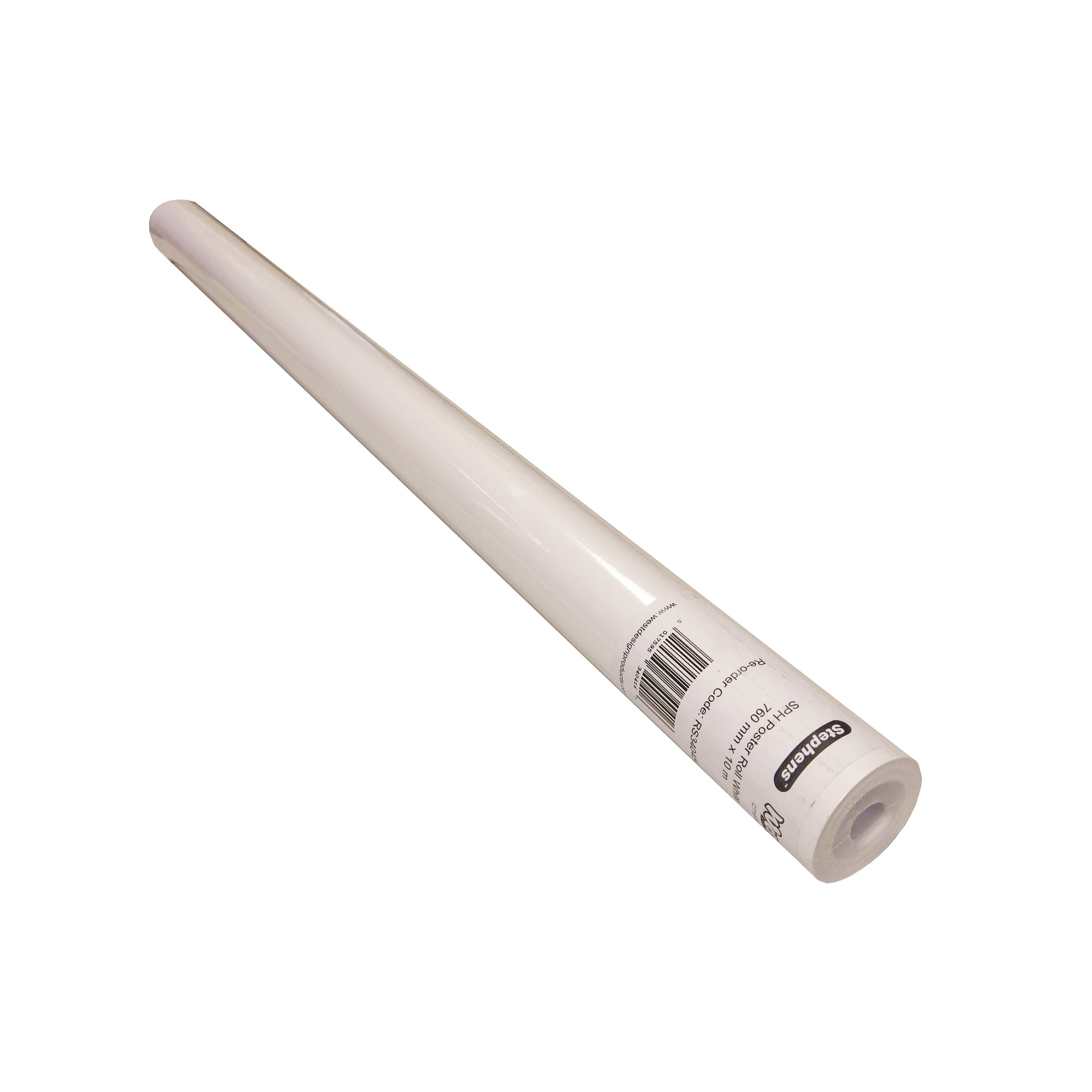 West Design Products – wholesale Craft supplies – Stephens Paper Drawing Roll, 80gsm, White, 760mm x 10m0