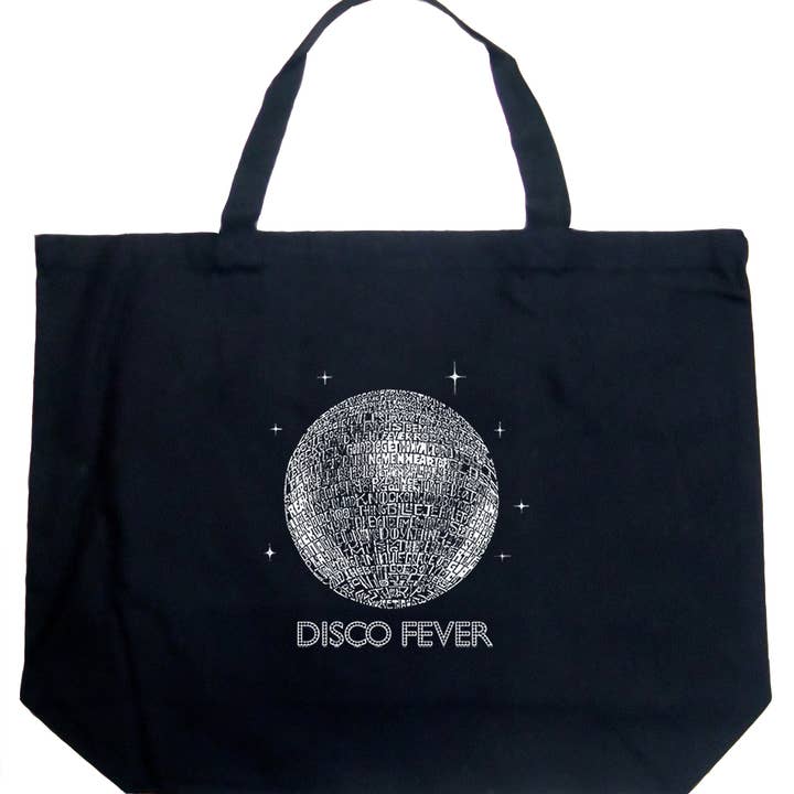 LA Pop Art Word Art Tygväska - Disco Ball för wholesale av LA Pop Art
