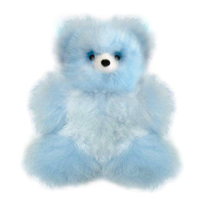 Fantasy Color Alpaca Plushie | 10" Bear | Light Blue for wholesale by Shupaca Alpaca