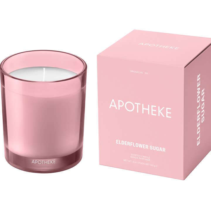 Elderflower Sugar Petite Candle for wholesale by Apotheke