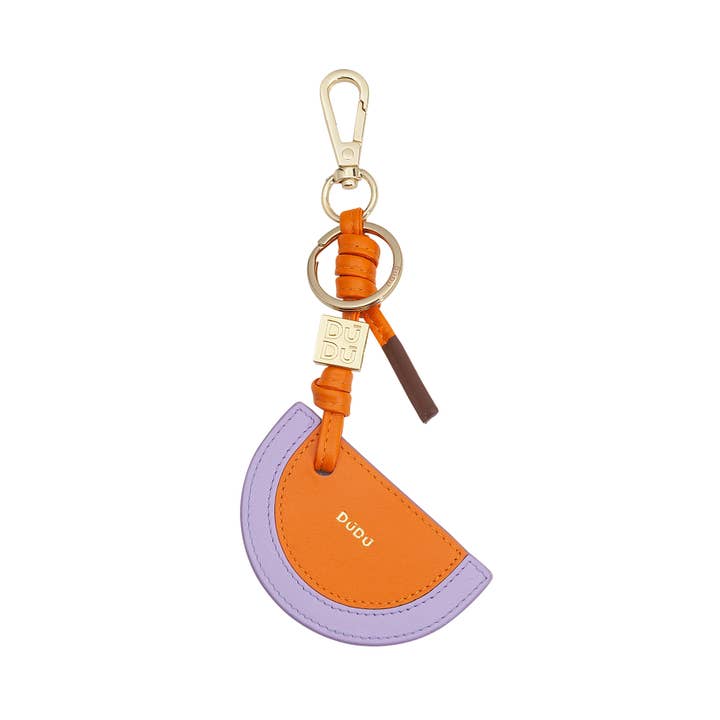 dudu - Wholesale Keychain - Unisex - Dudu Keychain With Watermelon In Leather Mango-Berry