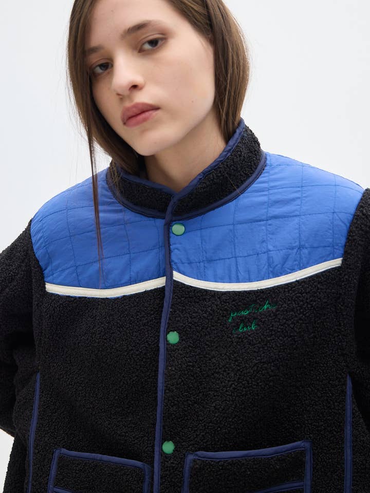 Jolie fleecejakke _ Sort for engroshandel hos Pastiche