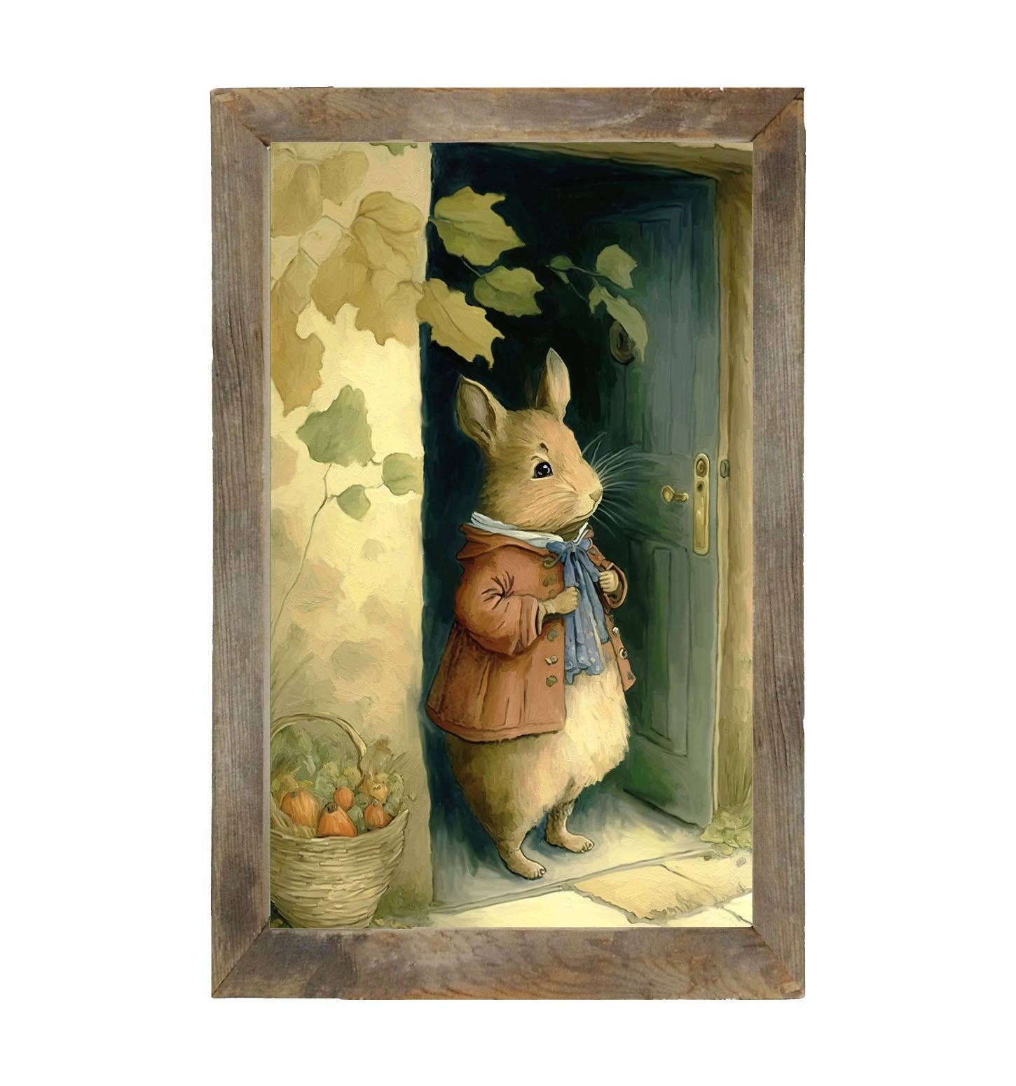 ginger blue - Wholesale Art Print - Milton-Vertical Frame1