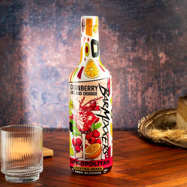 Cosmopolitan Mix, Made With Real Lime Juice & Orange Peels. for wholesale by Bar Mixxers