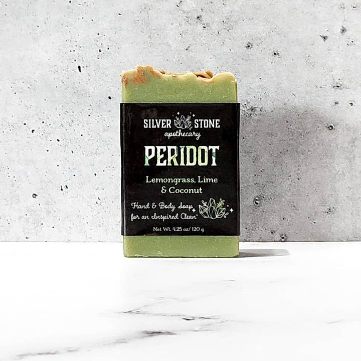 Silver Stone Apothecary - Wholesale Bar Soap - Peridot Hand and Body Soap