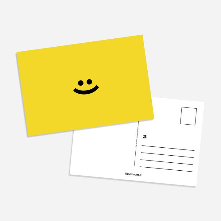 Tarjeta Postal de Sonrisa para venta al por mayor de Kaleidadope