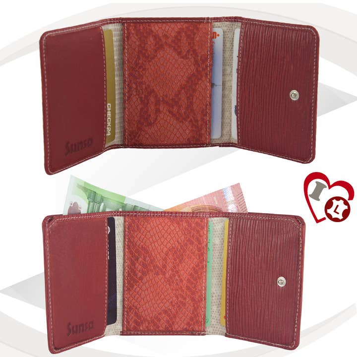 Sunsa - Wholesale Wallet - Women's - Small purse leather wallet. Sustainable wallet (copy)21
