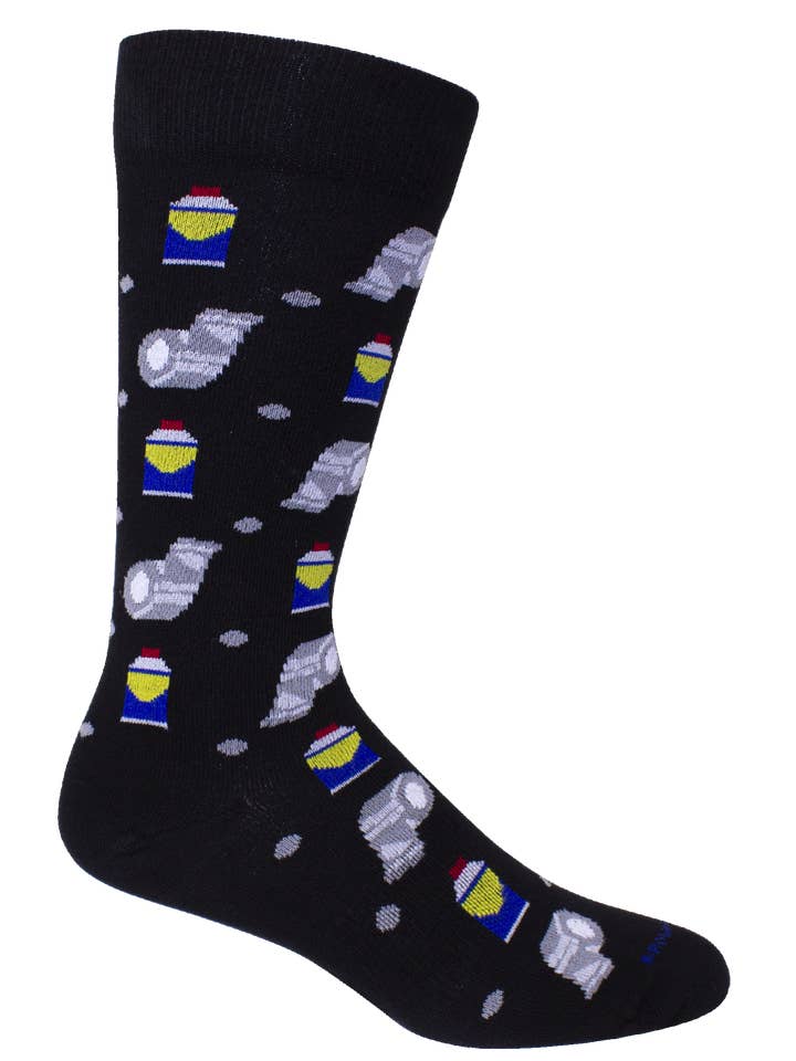 Brown Dog - Wholesale Socks - Men's - Fix-It (WD40 and Duct Tape) Socks