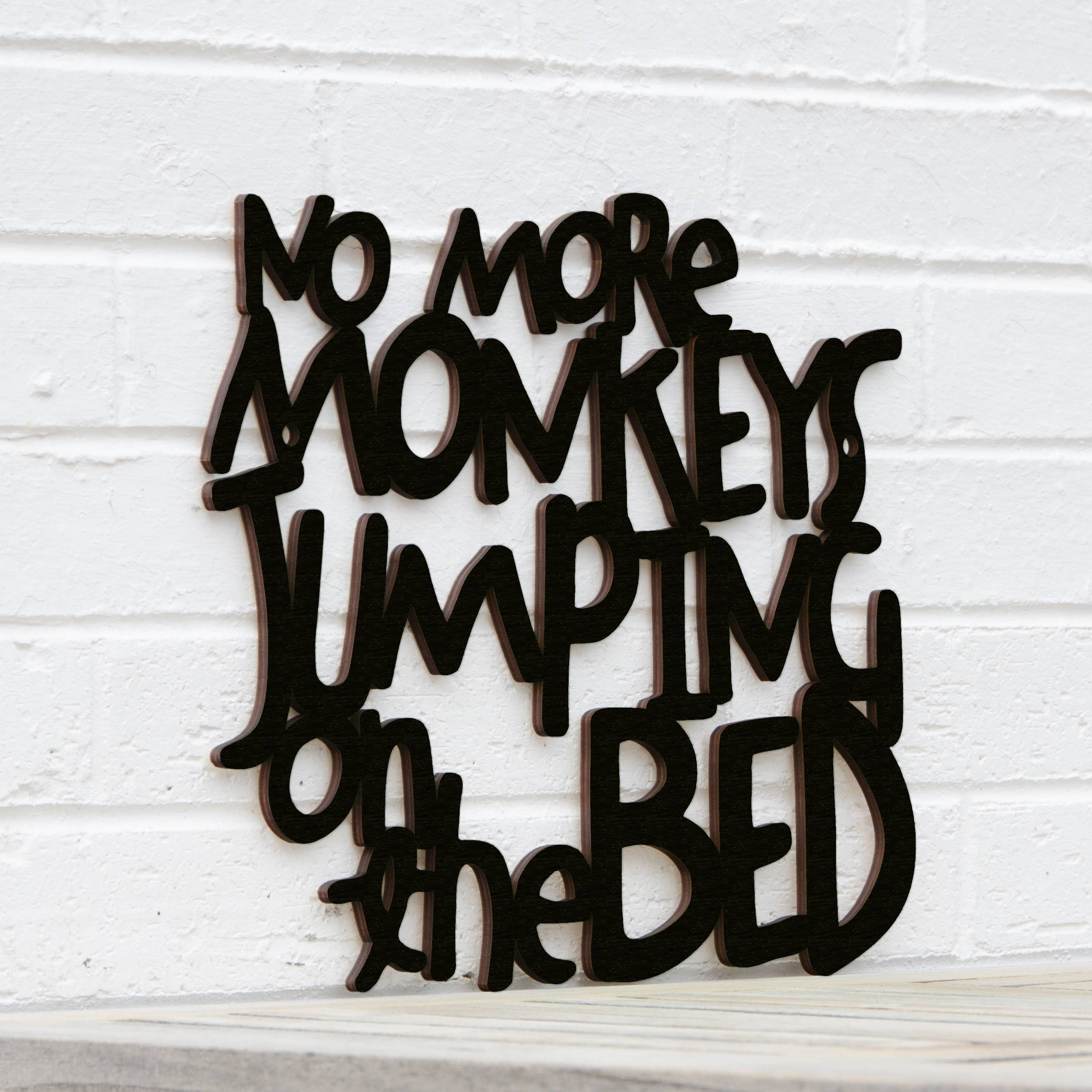 Spunky Fluff - Wholesale Wall Decor - Kids & Baby - No More Monkeys Jumping On The Bed, Kids Playroom Wall Art11
