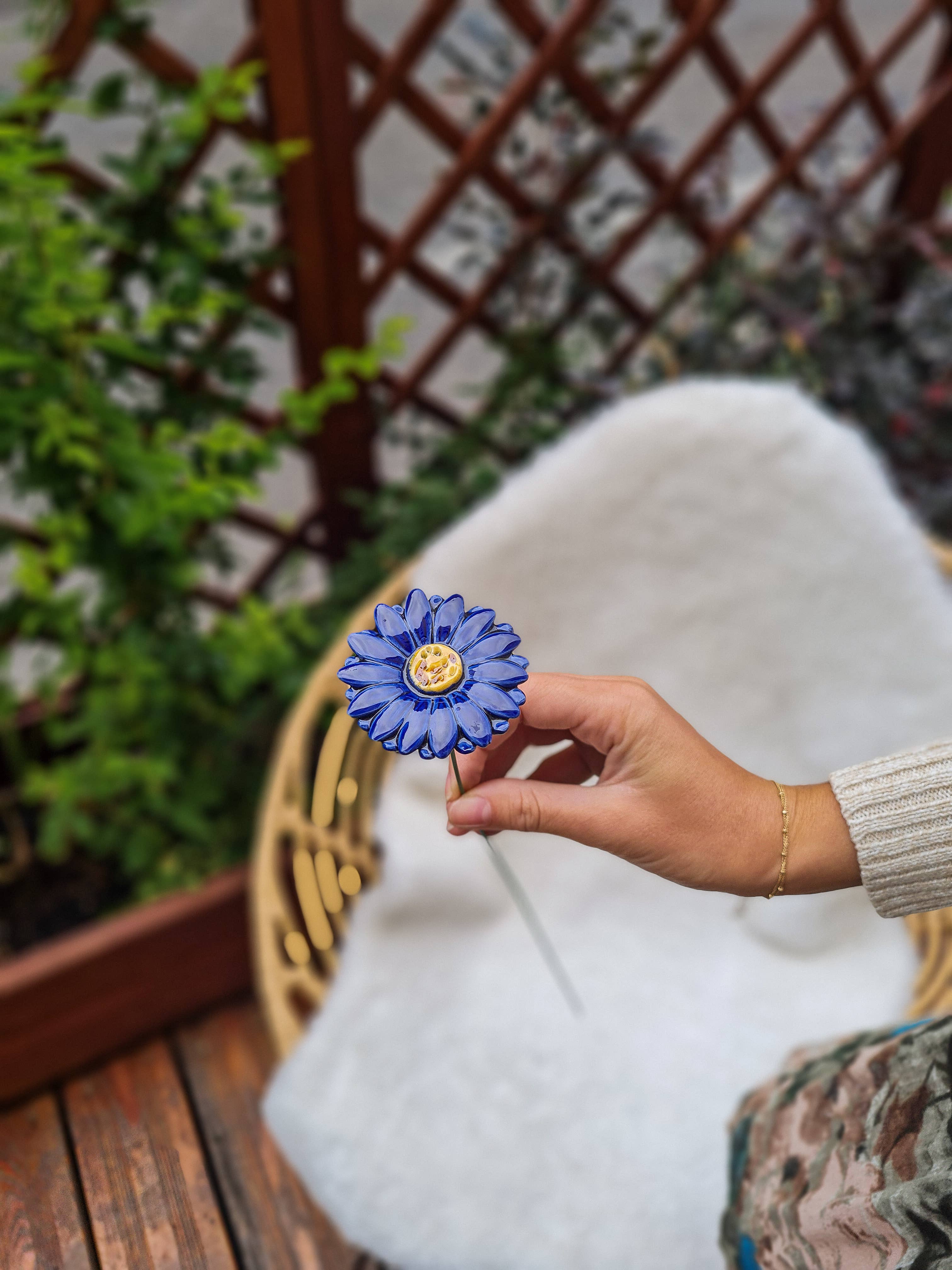 NaturoTheke – wholesale Artificial flowers – Gerbera diameter approx. 5 cm | 39 cm stem9