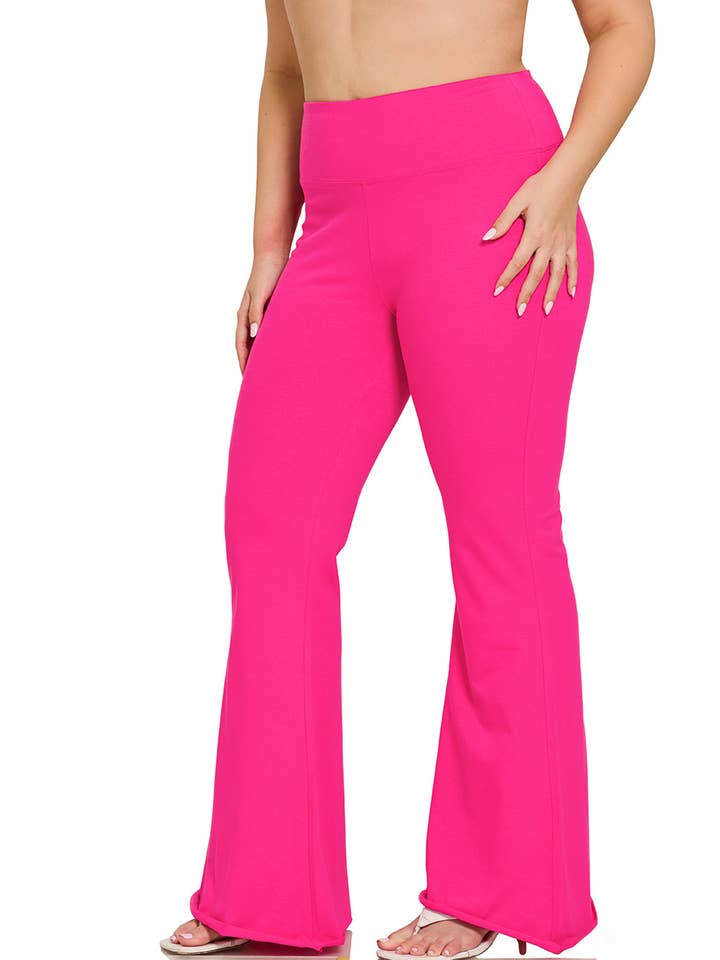 42POPS - Wholesale Athletic pants – Women′s - , PLUS size Flare leggings yoga pants13