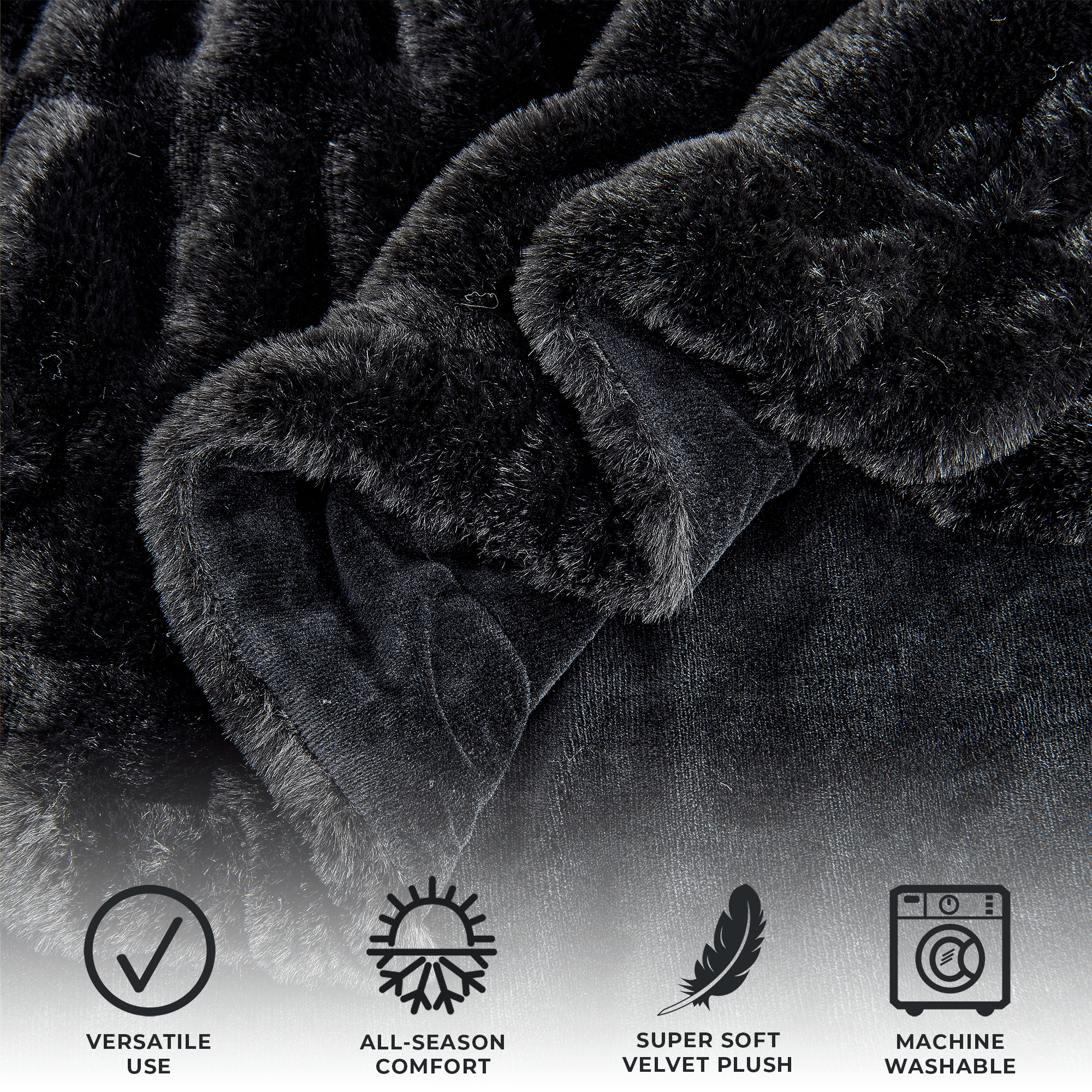 BH Collective - Wholesale Throw Blanket - Throw Blanket - Ruched Faux Fur - Alondra Collection33