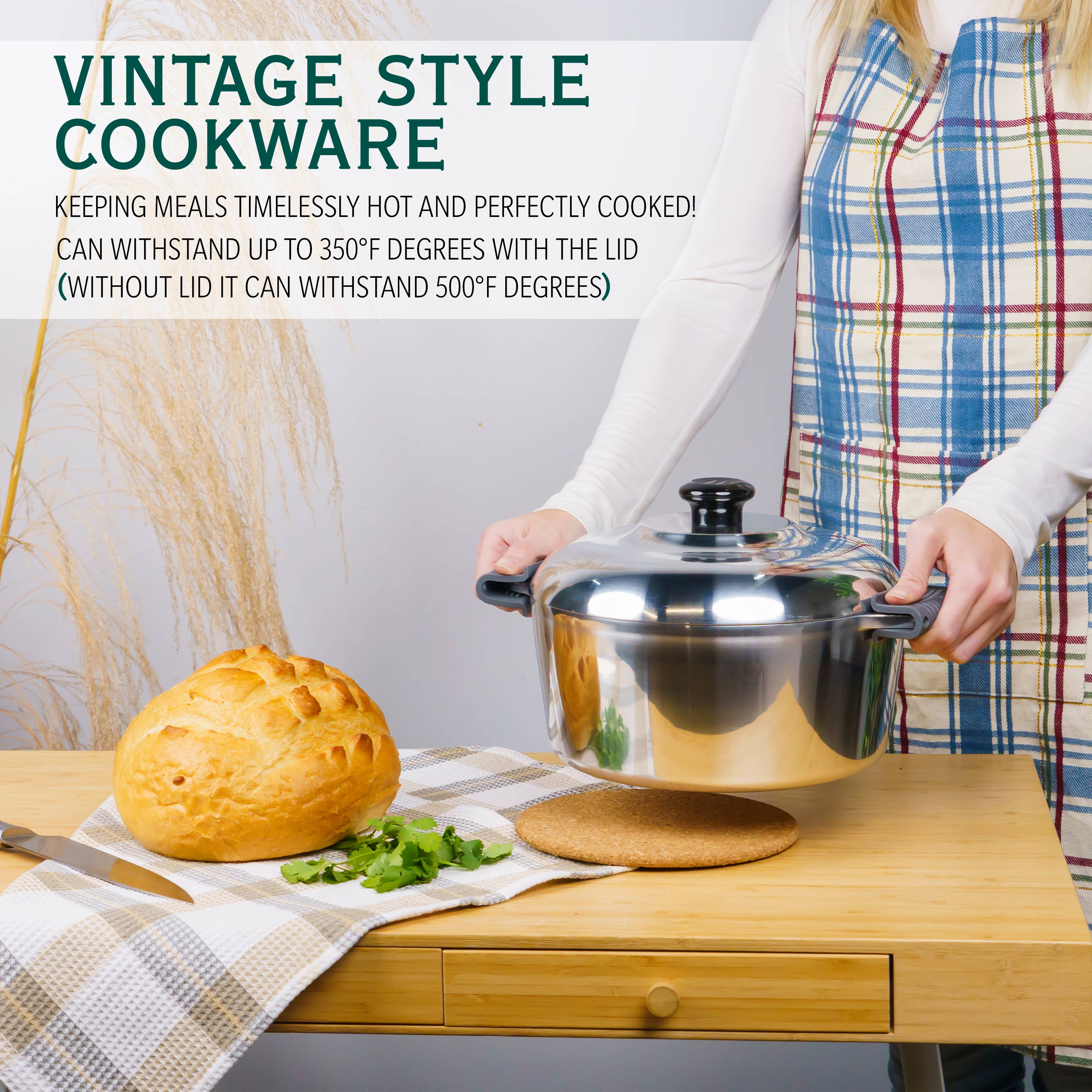 Magnaware - Wholesale Cooking pot - Cast Aluminum Dutch Oven with Lid5