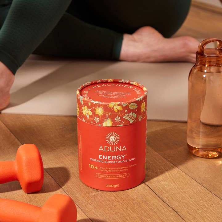 Aduna Superfoods - Wholesale Protein/superfood powder - Energy Superfood Blend | Natural Caffeine Boost | 275g1