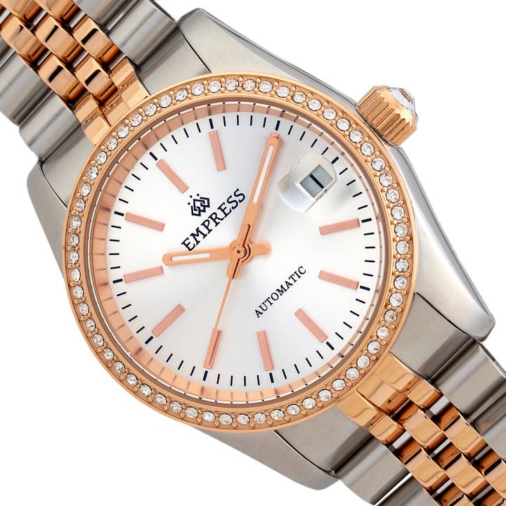 Empress - Wholesale Wrist Watch - Women's - Empress Constance Automatic Bracelet Watch with Date