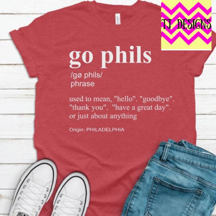 Philadelphia Phillies Fan T-Shirt - Go Phils! Philly Pride for wholesale by TheKingShirt