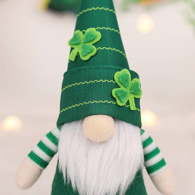 UNISHE – Großhandel Tischdeko – St. Patrick's Day Dekoration Klee-Zwergpuppe ACC1224