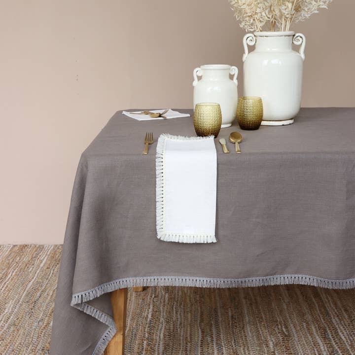 Giardino Segreto - Wholesale Tablecloth - NAPPE pure linen tablecloth12