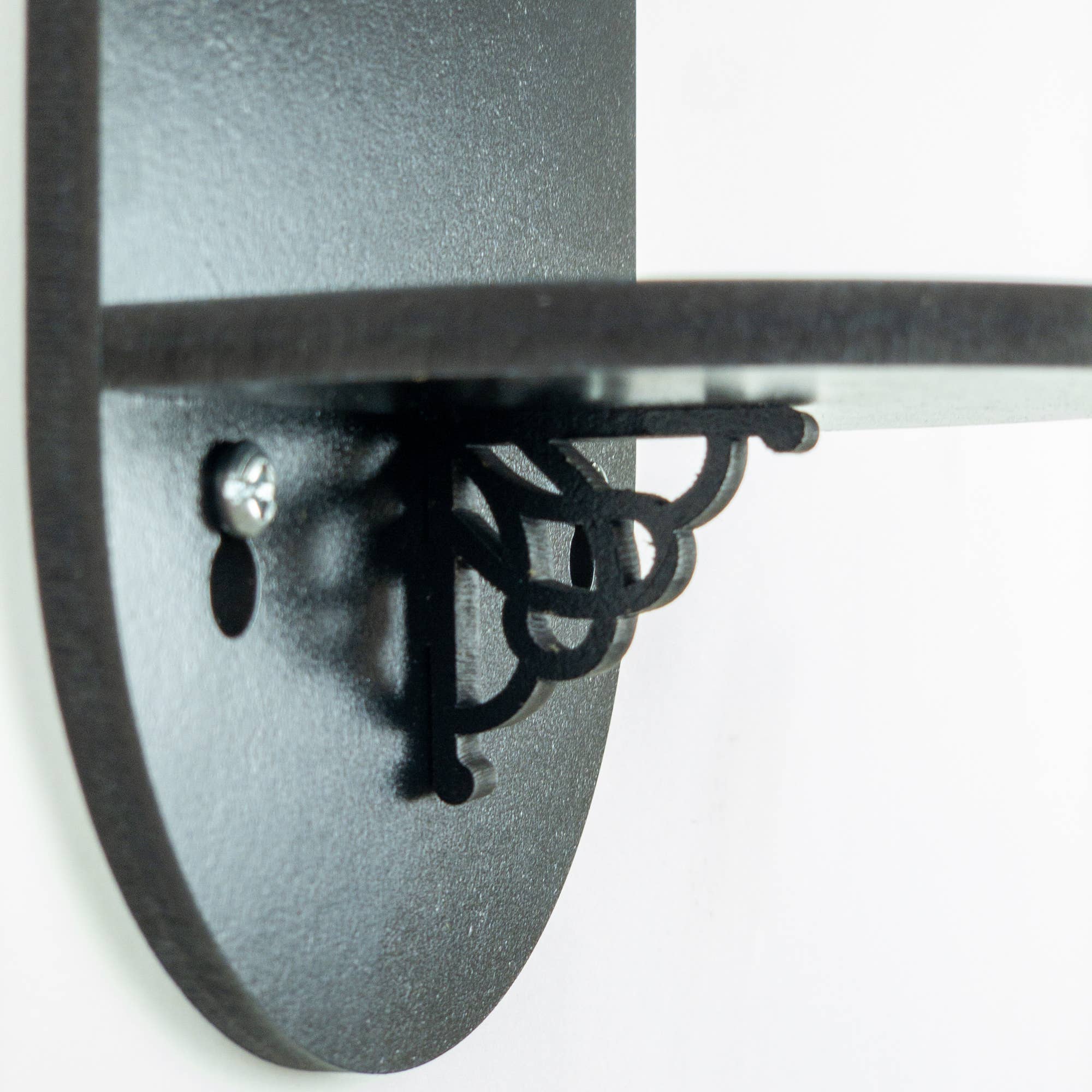 Standish House - Wholesale Wall Mounted Shelf - Arch shelf with moth-Rainbow galaxy1