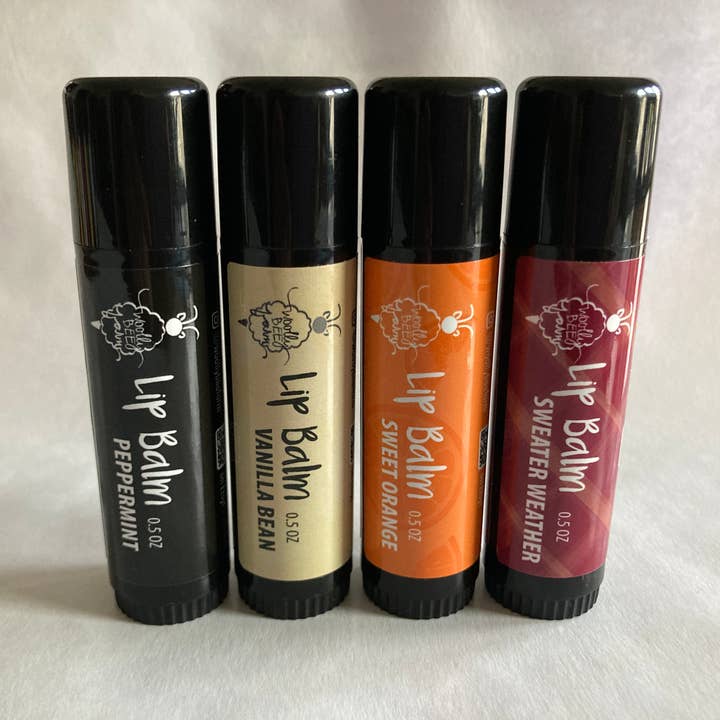 Starter Pack - Natural Lip Balm - 0.5 oz for wholesale by Woolly Bee Farm