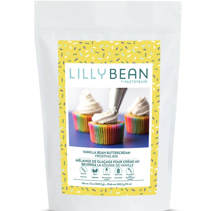 LillyBean Baking - Wholesale Cake Mix - Vanilla Bean Buttercream Mix (Vegan & Gluten-Free)