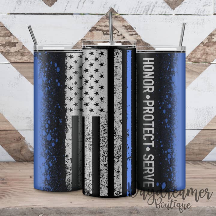 Honor Protect Serve Tumbler for wholesale by Daydreamer Designs
