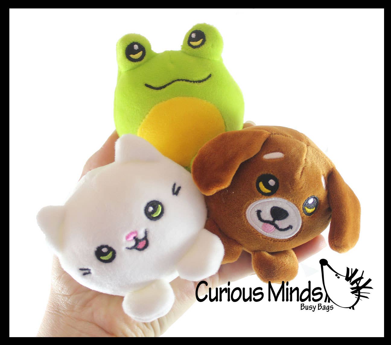 Curious Minds Toys - Vente Peluche – enfant et bébé - 1 jolie boule en peluche - Adorable mini-peluche6