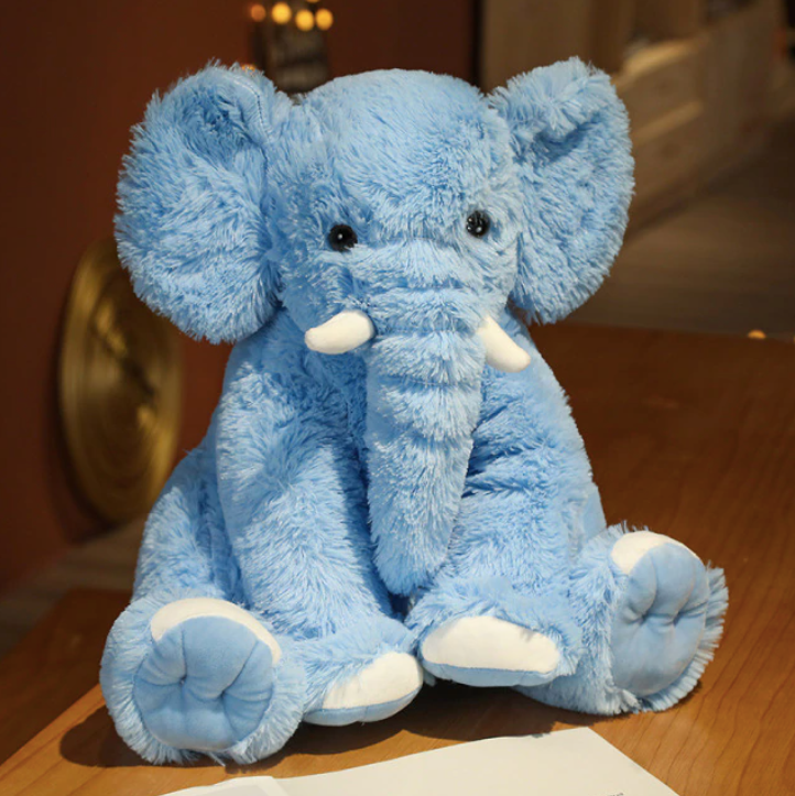 ToyalFriends - All Import Duties Covered! - Vente Peluche – enfant et bébé - Peluche éléphant 45 cm en tissu velours doux1