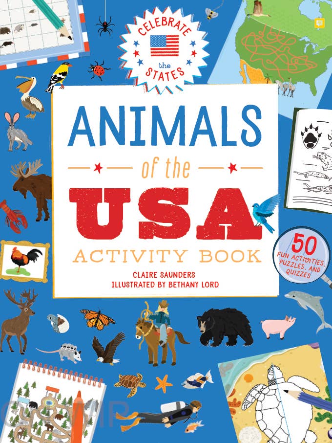 Animals of the USA Activity Book for wholesale by EDC Publishing