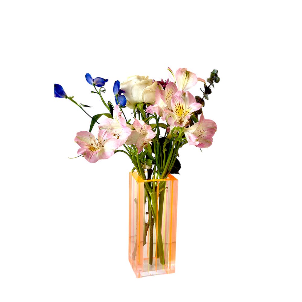 Canetti Design Group Inc. - Wholesale Vase - Striped Colorful Bouquet Vase - 4 Colors1