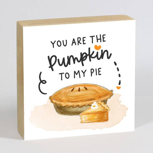 Bloc de bois tarte à la citrouille (Copie) pour la vente par The Door House to Home