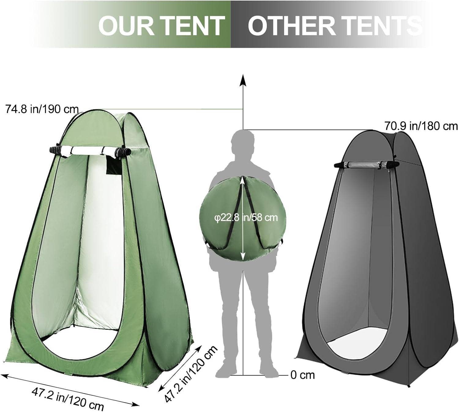 VIGOR - Wholesale Tent - Privacy Tent Portable Changing Room Shower Tent for Camping1