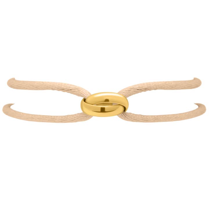 Amy bracelet (beige) for wholesale by BLAIR