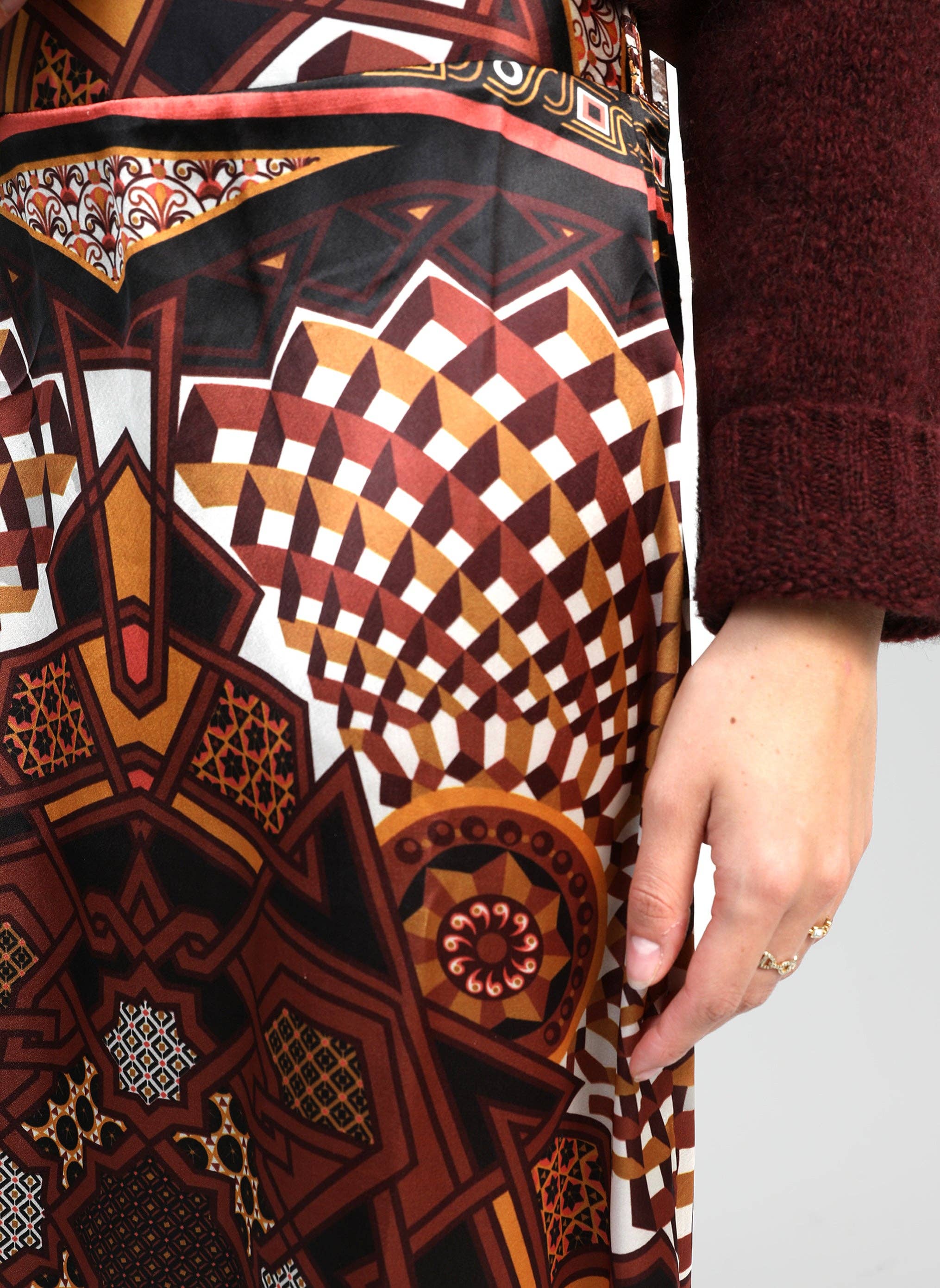 An'ge - Wholesale Skirt - Women's - ROBY LONG SKIRT kalei caramel1