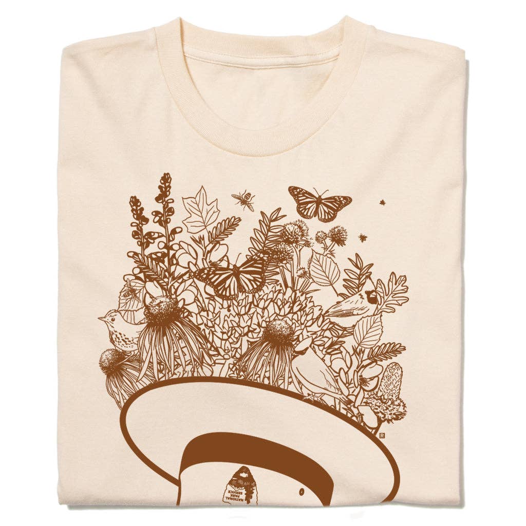 RAYGUN - Wholesale Screen Printed T-Shirt - Unisex - Park Ranger Hat Graphic0