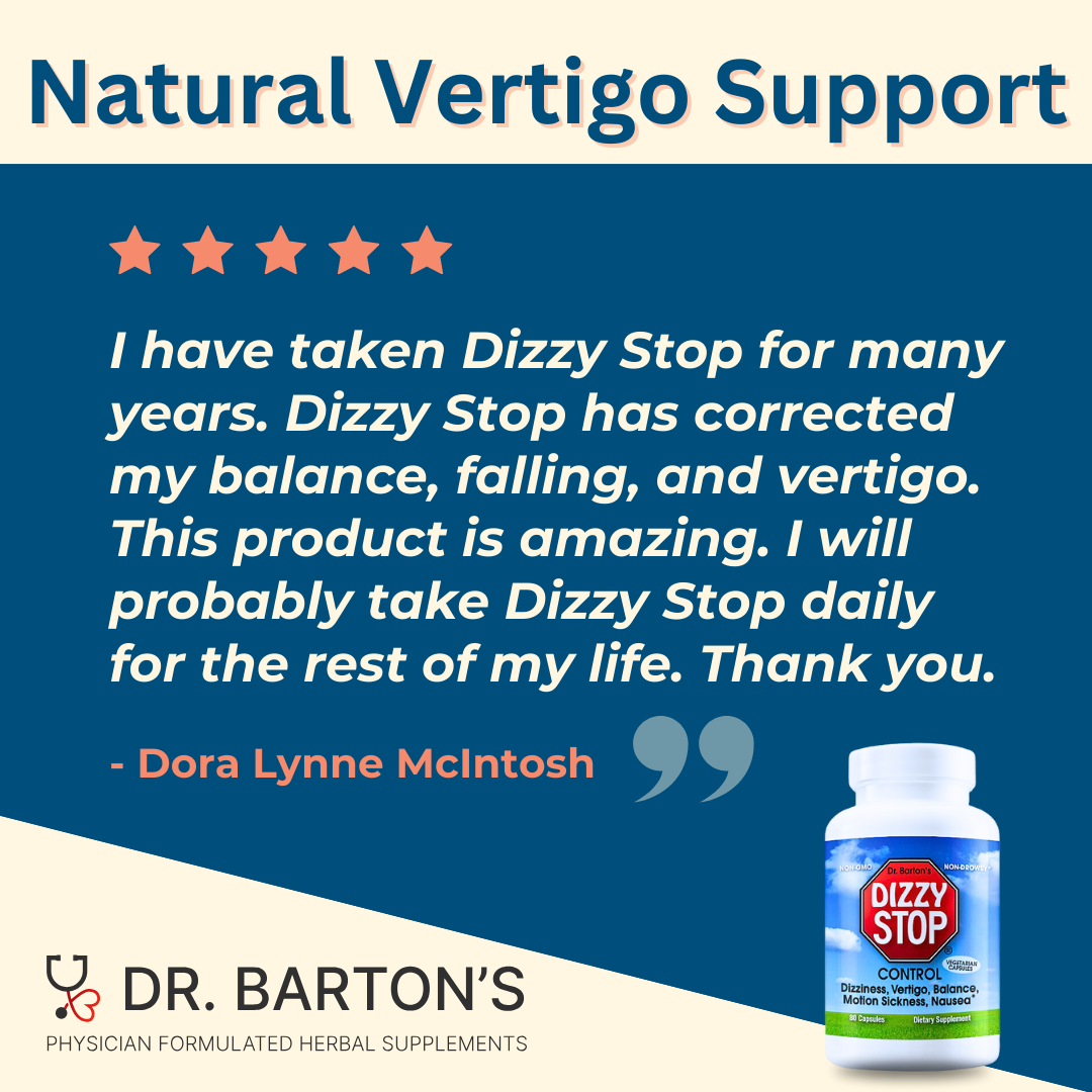 Dr. Bartons - Wholesale Oral Supplement/Vitamin - Dizzy Stop®: Vertigo, Dizziness, Motion Sickness Supplement7