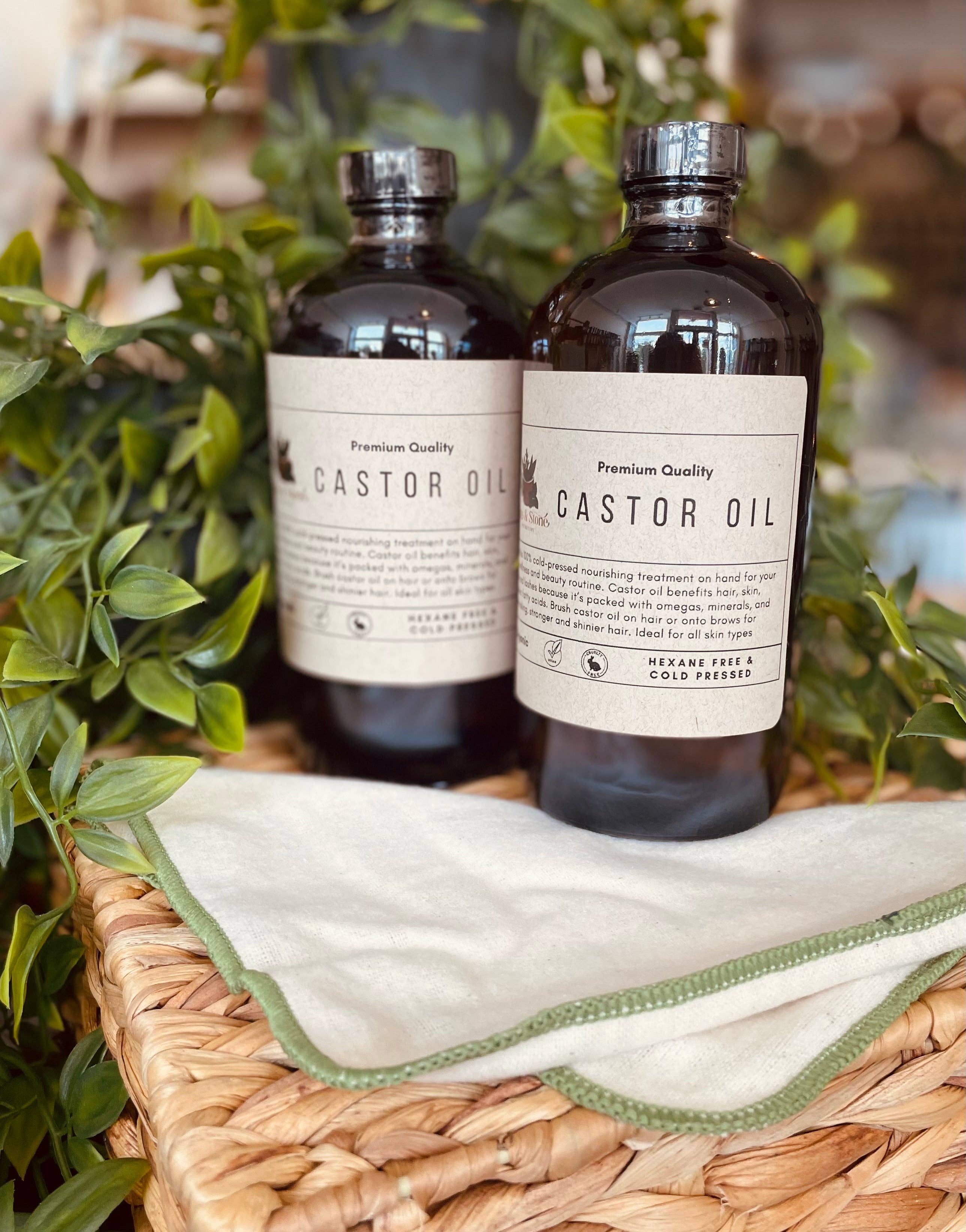 Sage & Stone Apothecary - Wholesale Hair Oil - Organic Cold Pressed Castor Oil2