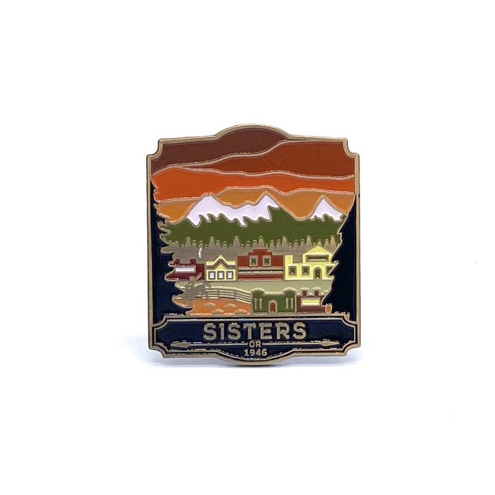Landmarks Unlimited - Wholesale Lapel Pin/Button - Sisters - Enamel Pin