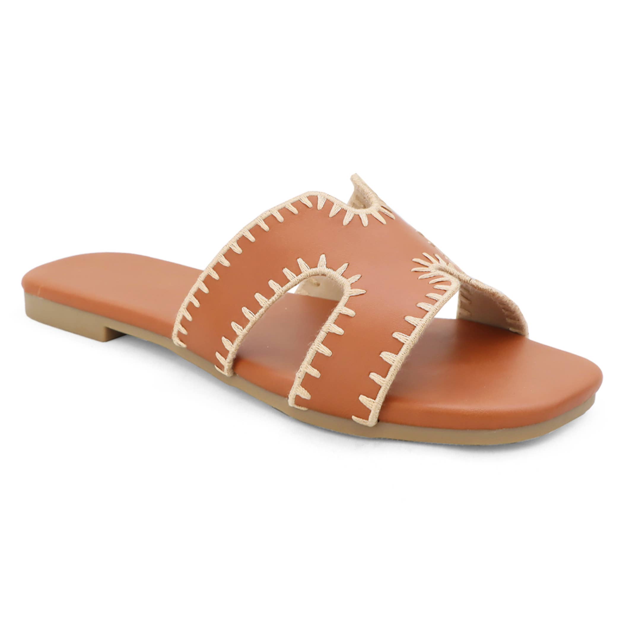 Yoki Fashion - Wholesale Sandals - Women's - FIRE SALE YOKI ESSIE-29 Women's Casual H-Band Stitch Sandal0