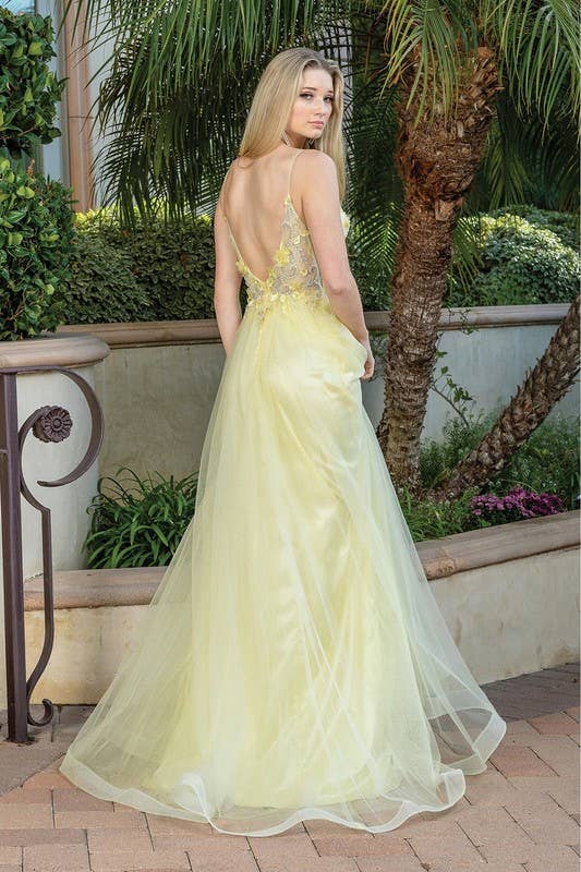 Dancing Queen Dress - Wholesale Gown - Women's - Elegant A-Line Evening Gown with Embroidered2