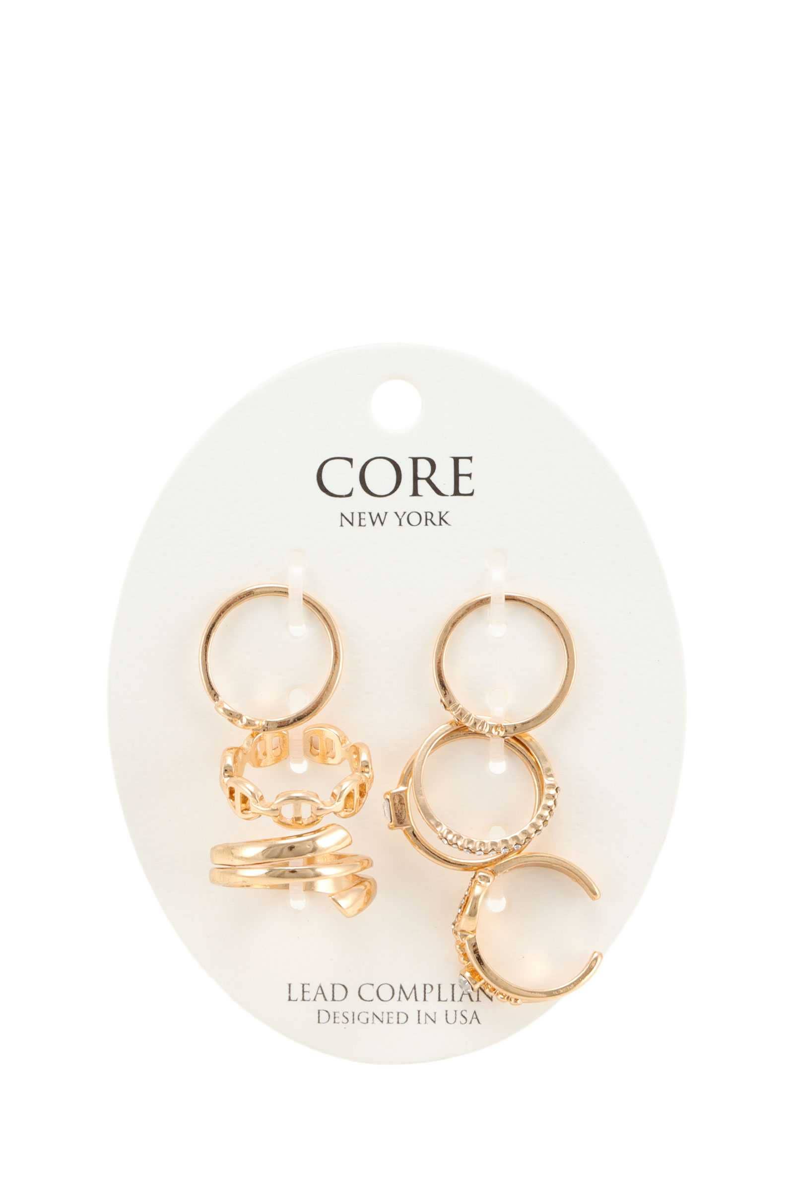 GOUD Set met meerdere ringen 4449 voor groothandel op Faire0