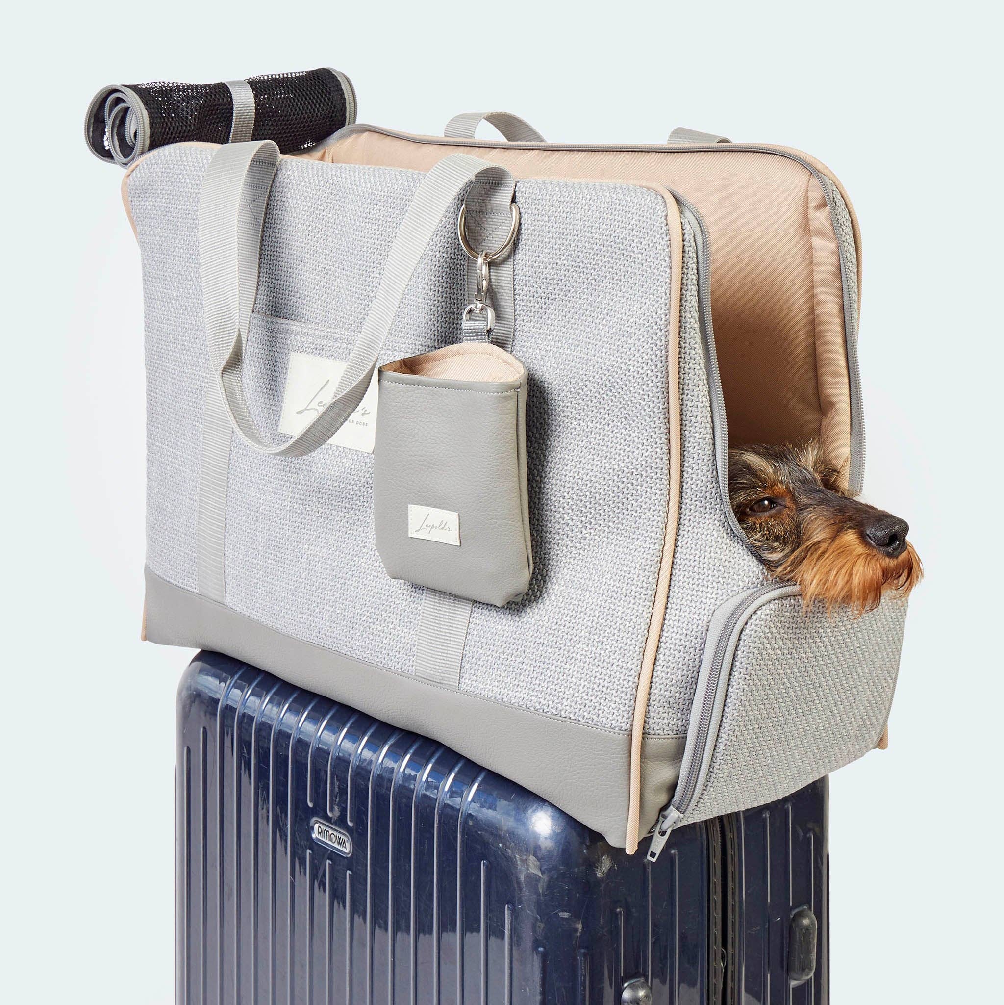 ​​Leopold's Finest for dogs – wholesale Transportbur – Hund – Flygväska för taxar och små hundar med ortopedisk madrass26